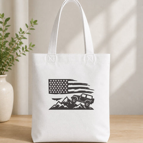American Flag Jeep Embroidery Design – Off Road 4x4 Mountain Adventure Patriotic Machine Embroidery File Embroidery/Applique DESIGNS PatternFeed8 