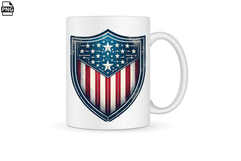 American Flag shield 4th Of July Clipart Bundle Printable File Sublimation Creativedesigntee 