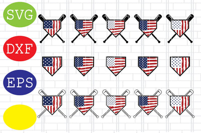 American Flag Softball Svg, Softball Silhouette, Softball File, Baseball Cut File, Sport Svg, Jpg, Eps, Dxf Files SVG DigitalSvgFiles 