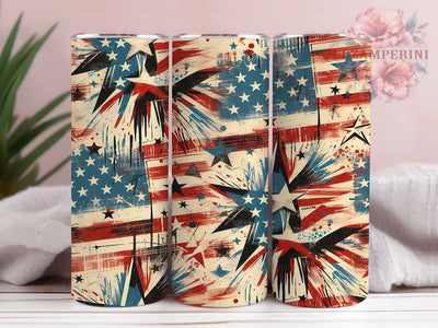 American Flag Stars & Stripes Tumbler Wrap, Red White Blue PNG, USA Flag Design, Stars And Stripes Wrap, 20oz Sublimation PNG, Fourth Of July Tumbler, American Pride Cup Sublimation Li Zamperini 