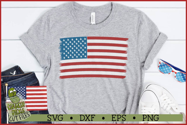 American Flag SVG File SVG Crunchy Pickle 