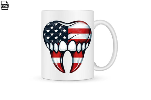 American Flag Teeth 4th Of July Clipart Bundle Printable File Sublimation Creativedesigntee 