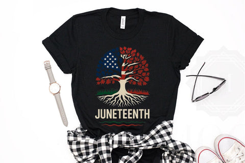 American Flag With African Roots Juneteenth PNG Printable File Sublimation Creativedesigntee 