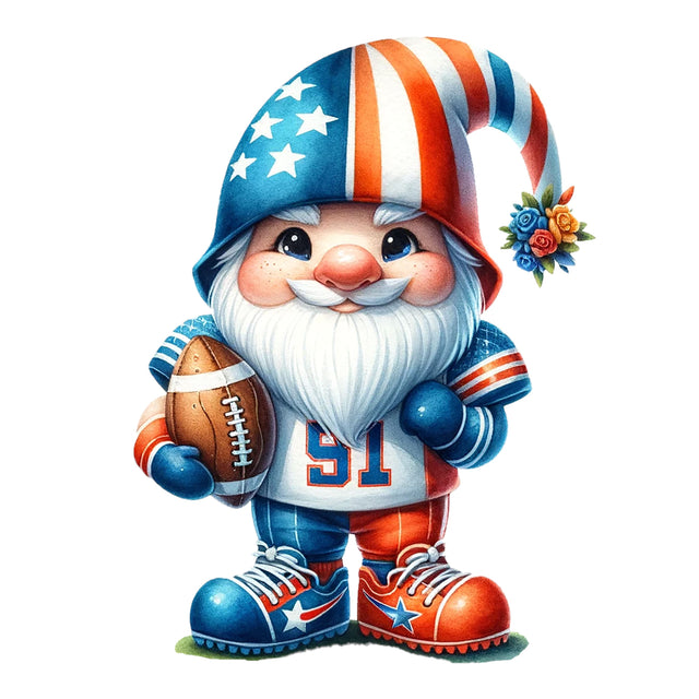 American Football Gnome Sublimation ,Illustrator Clipart,Quotes and Sayings,Food & Drink,On Sale, Print & Cut Sublimation Newmockups 