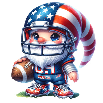 American Football Gnome Sublimation ,Illustrator Clipart,Quotes and Sayings,Food & Drink,On Sale, Print & Cut Sublimation Newmockups 