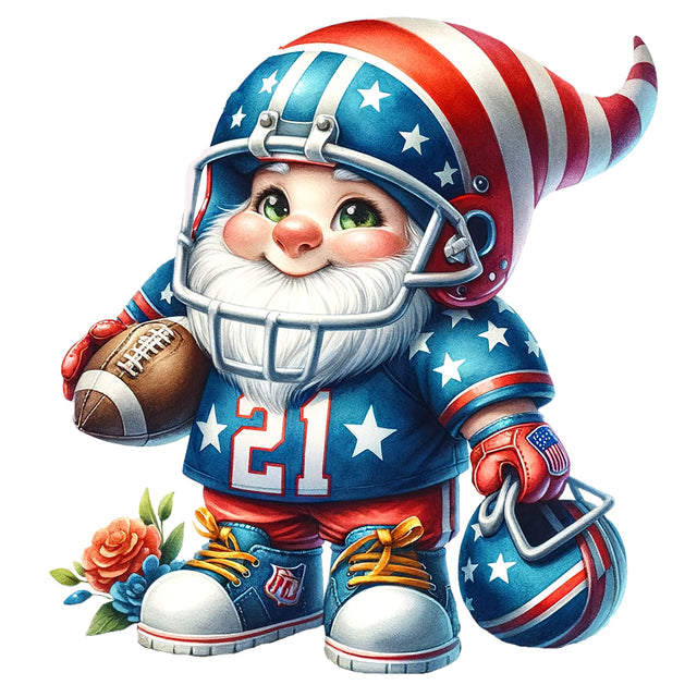 American Football Gnome Sublimation ,Illustrator Clipart,Quotes and Sayings,Food & Drink,On Sale, Print & Cut Sublimation Newmockups 