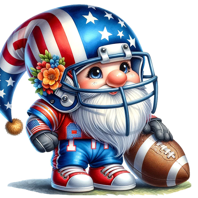 American Football Gnome Sublimation ,Illustrator Clipart,Quotes and Sayings,Food & Drink,On Sale, Print & Cut Sublimation Newmockups 