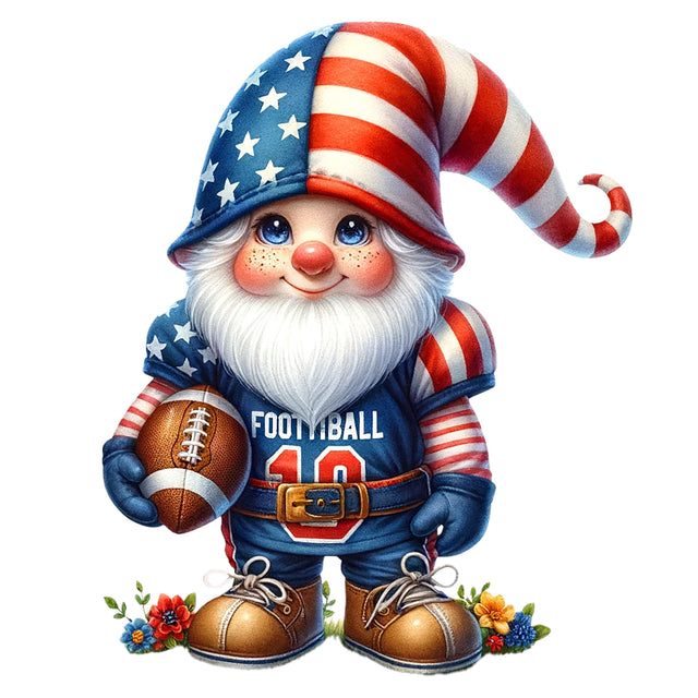 American Football Gnome Sublimation ,Illustrator Clipart,Quotes and Sayings,Food & Drink,On Sale, Print & Cut SVG Newmockups 