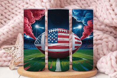 American Football Night Game 20oz Sublimation DesignSVG 