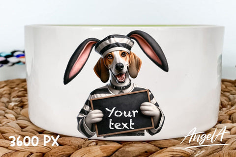 American foxhound / Easter dog clipart / bad bunny / dog PNG Sublimation Angelina Semenova 