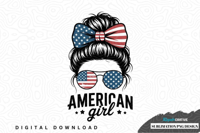 American girl sublimation png design Sublimation Regulrcrative 
