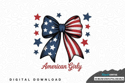 American girly sublimation png design Sublimation Regulrcrative 
