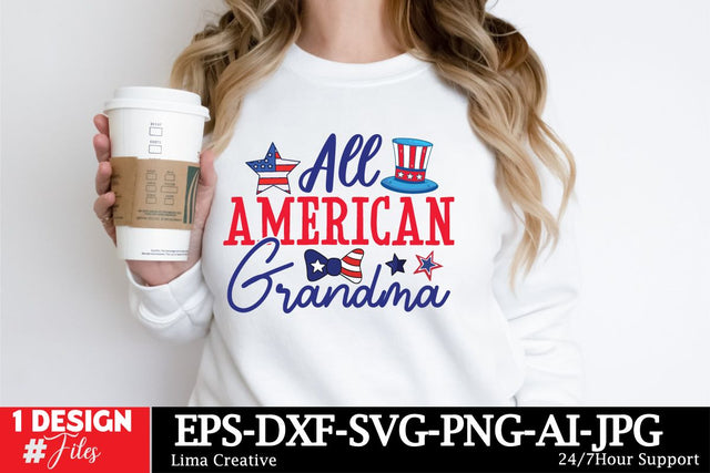 American Grandma SVG Cut File SVG Insomnia Std 