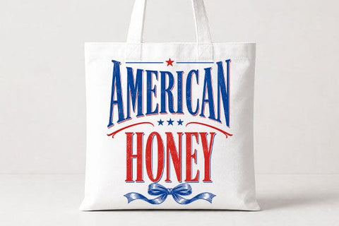 American Honey PNG Vintage Patriotic Typography Digital Download SVG BillahCrafts 
