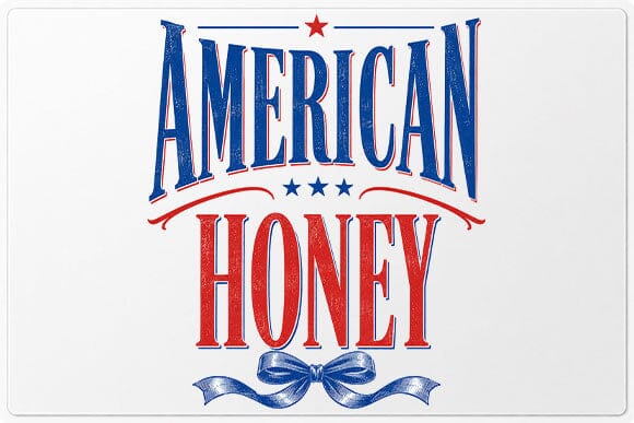 American Honey PNG Vintage Patriotic Typography Digital Download SVG BillahCrafts 