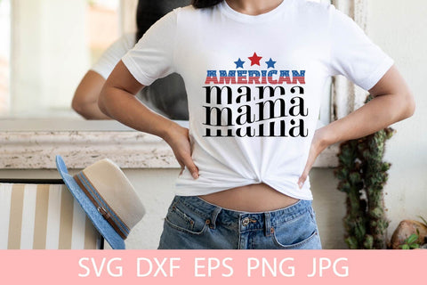 American Mama SVG File Free For Commercial Use SVG Ikonart Design Shop 