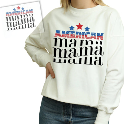 American Mama T-Shirt Iron On Physical So Fontsy T-Shirt Iron-On Transfer Shop