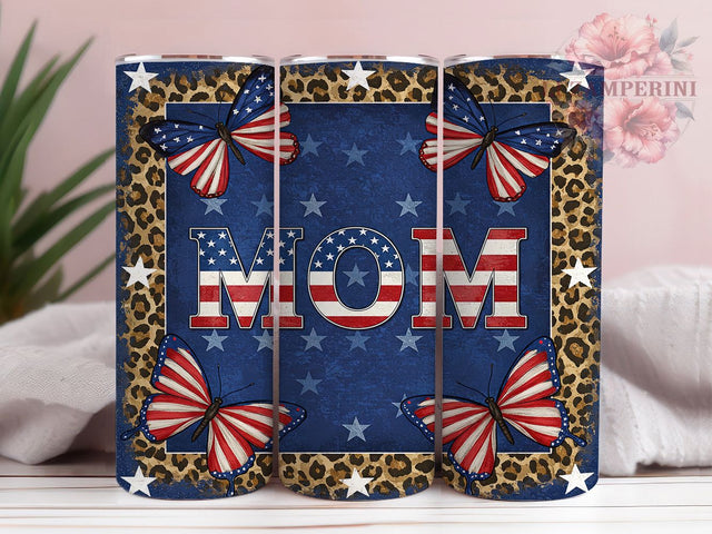 American Mom 4th of July Tumbler Wrap, 4th of July Tumbler, Patriotic Mom, Independence Day Tumbler, 20oz Tumbler Wrap, Sublimation Design, USA Tumbler Sublimation Li Zamperini 