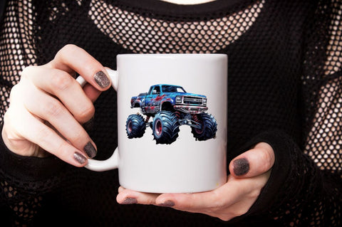American Monster Truck Sublimation Bundle Sublimation Designangry 