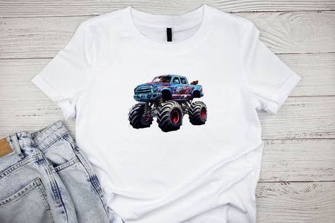 American Monster Truck Sublimation Bundle Sublimation Designangry 
