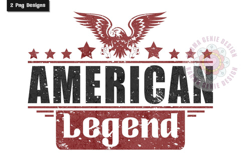 American Original - American Legend - 4th of July Png Sublimation Karma Genie Graphics 