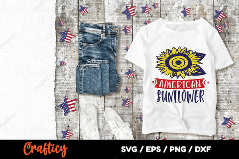 American sunflower SVG Design SVG Designangry 