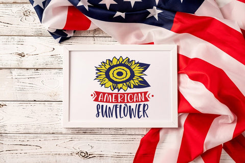 American sunflower SVG Design SVG Designangry 