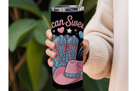 American Sweetheart 20oz Tumbler Sublimation DesignSVG 