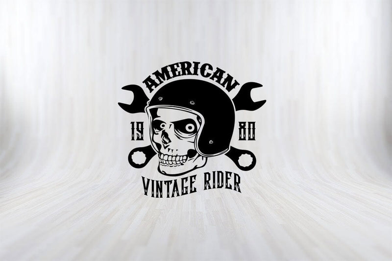 American vintage Rider Funny Motorbiker SVG PNG Craft Cut File SVG SVG Print File 