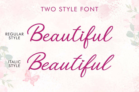 Ametha Sweet Font Prasetya Letter 