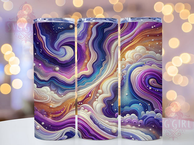 Amethyst Glitter Tumbler, Purple Glitter Tumbler, 20Oz Sublimation, Seamless Amethyst Design, Sparkly Purple Printable, Gemstone Glitter Wrap, Purple Marble Glitter Sublimation SvggirlplusArt 