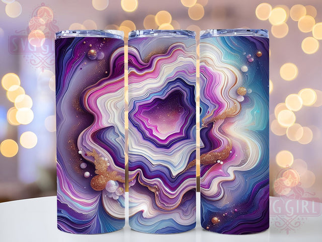 Amethyst Glitter Tumbler, Purple Glitter Tumbler, 20Oz Sublimation, Seamless Amethyst Design, Sparkly Purple Printable, Gemstone Glitter Wrap, Purple Marble Glitter Sublimation SvggirlplusArt 