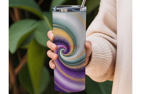 Amethyst Gold Marble 20oz Tumbler Wrap Sublimation DesignSVG 