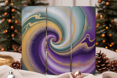 Amethyst Gold Marble 20oz Tumbler Wrap Sublimation DesignSVG 