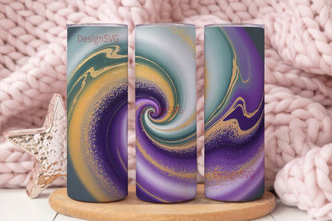 Amethyst Gold Marble 20oz Tumbler Wrap Sublimation DesignSVG 
