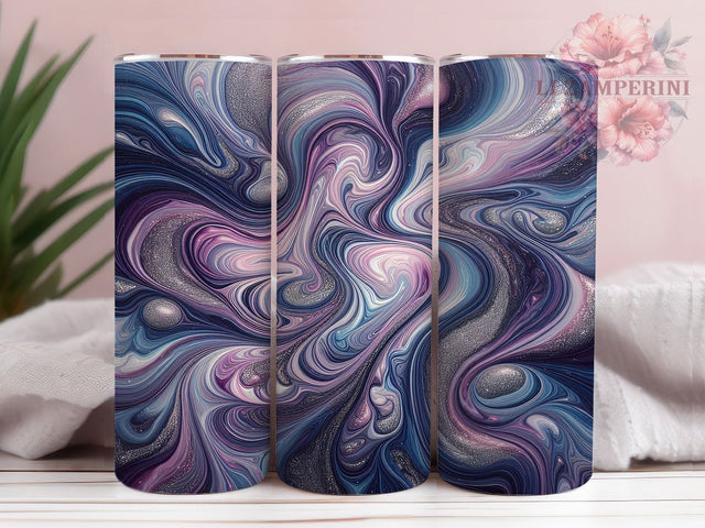 Amethyst Marble Purple Glitter Tumbler, Purple Glitter, Seamless Wrap, Glam Tumbler, Crystal Design, Sublimation Cup, 20Oz Tumbler Sublimation Li Zamperini 