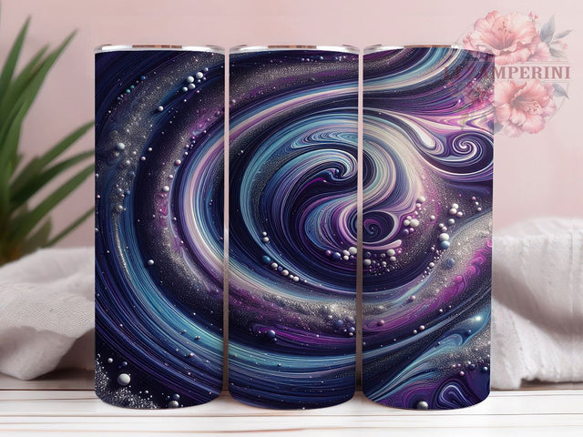 Amethyst Marble Purple Glitter Tumbler, Purple Glitter, Seamless Wrap, Glam Tumbler, Crystal Design, Sublimation Cup, 20Oz Tumbler Sublimation Li Zamperini 