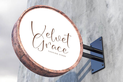 Amethysta Secret - Modern Freestyle Script Font Letterena Studios 