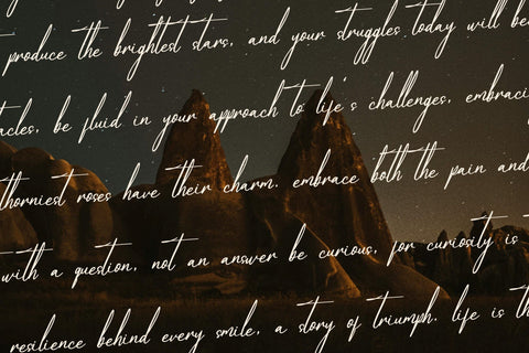 Amfenthari - Modern Signature Font Font Letterena Studios 