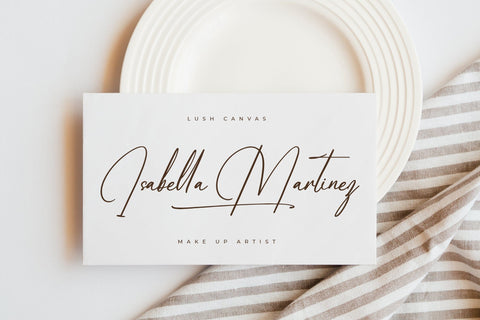 Amfenthari - Modern Signature Font Font Letterena Studios 