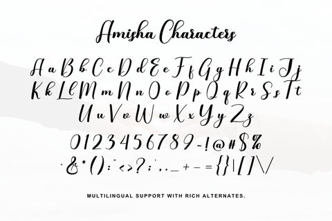 Amisha Font gatype 