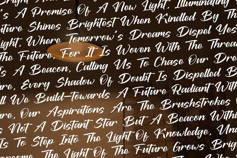 Amladen Bohiga - Modern Bold Script Font Letterena Studios 