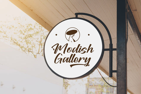 Amladen Bohiga - Modern Bold Script Font Letterena Studios 