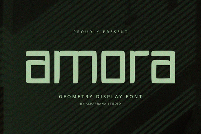 Amora - Display Font Font Alpaprana Studio 