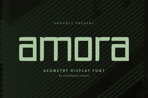 Amora - Display Font Font Alpaprana Studio 
