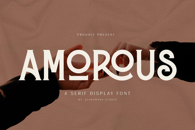 Amorous - Serif Font Font Alpaprana Studio 