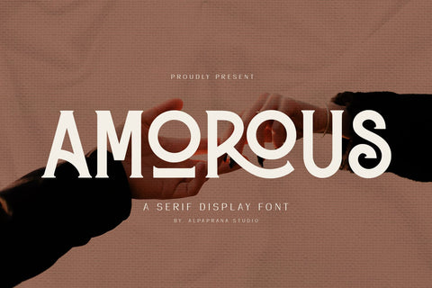 Amorous - Serif Font Font Alpaprana Studio 