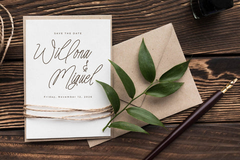 Amorthena Fregoontte - Monoline Elegant Script Font Letterena Studios 
