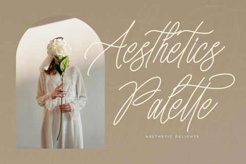 Amorthena Fregoontte - Monoline Elegant Script Font Letterena Studios 