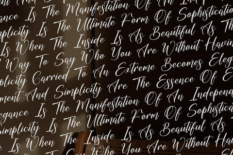 Amothura Berlinka - Modern Handwritten Freestyle Font Letterena Studios 